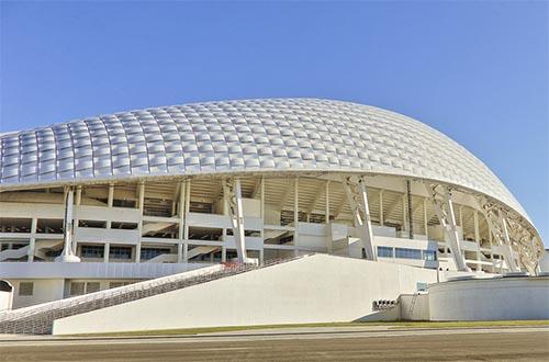  O projeto de segurança e de acessibilidade também ganhou grande atenção durante a construção do Estádio Olimpico / Foto: Divulgação Sochi 2014